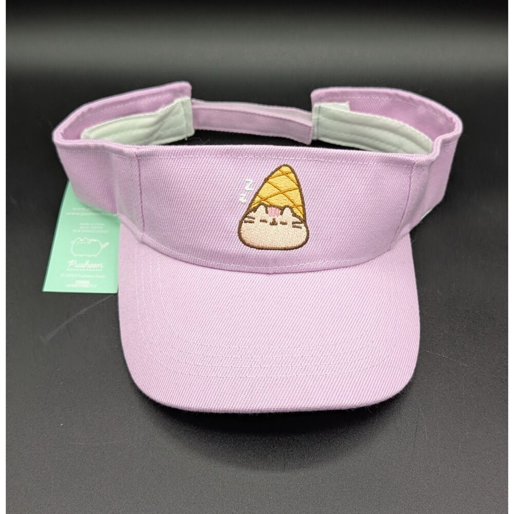 Pusheen Box Summer 2023 Exclusive Ice Cream Lavender Visor Hat New With Tags